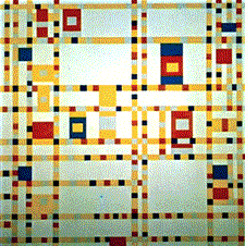 shape and form image by Piet Mondrian
