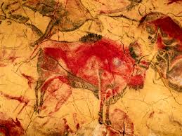 Cave paintings from Spain dated to about 16,000 BC contain multicolored artistic endeavors, attempting to reveal a three-dimensional quality. Altamira-cave-painting