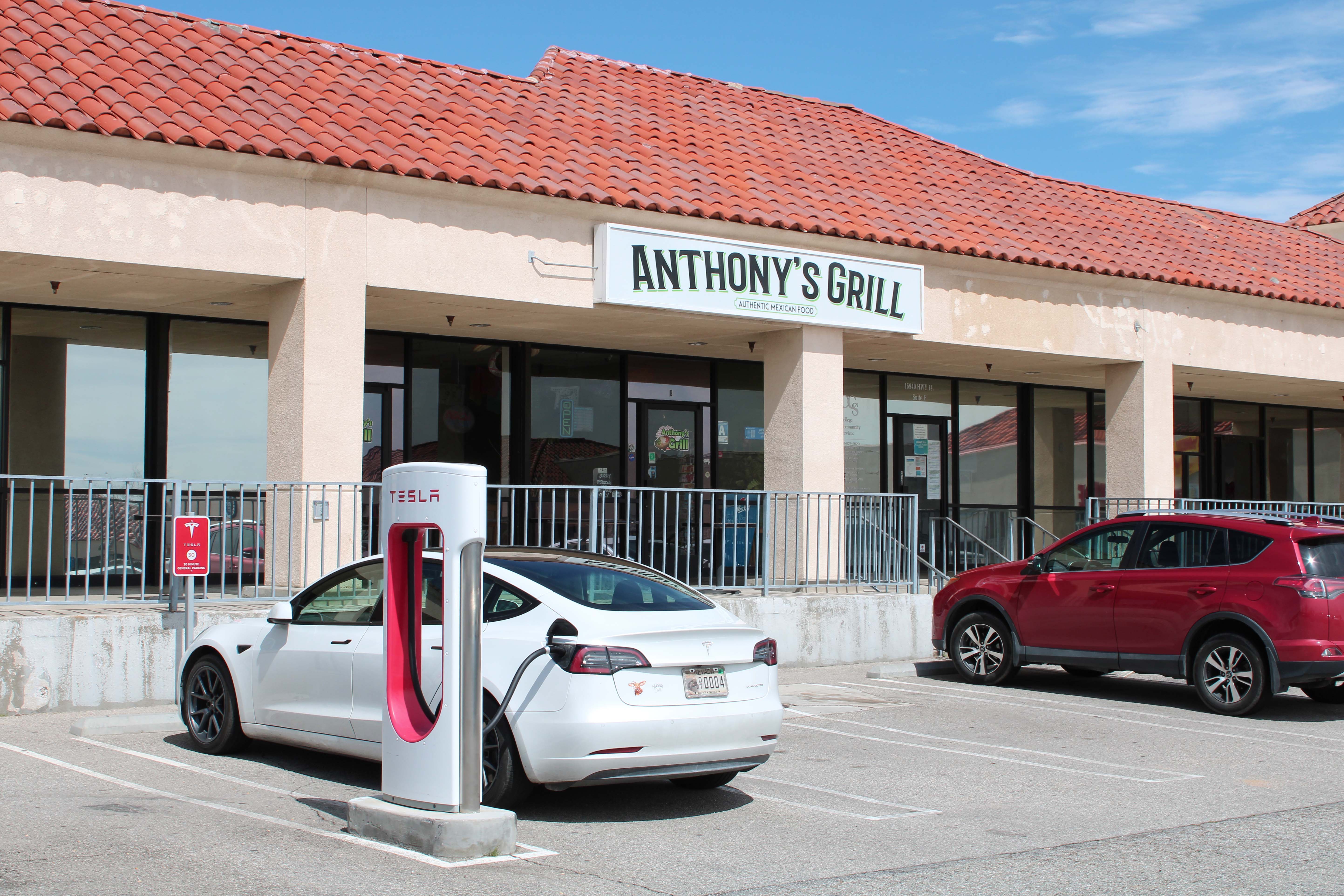 restaurant with ev charging station