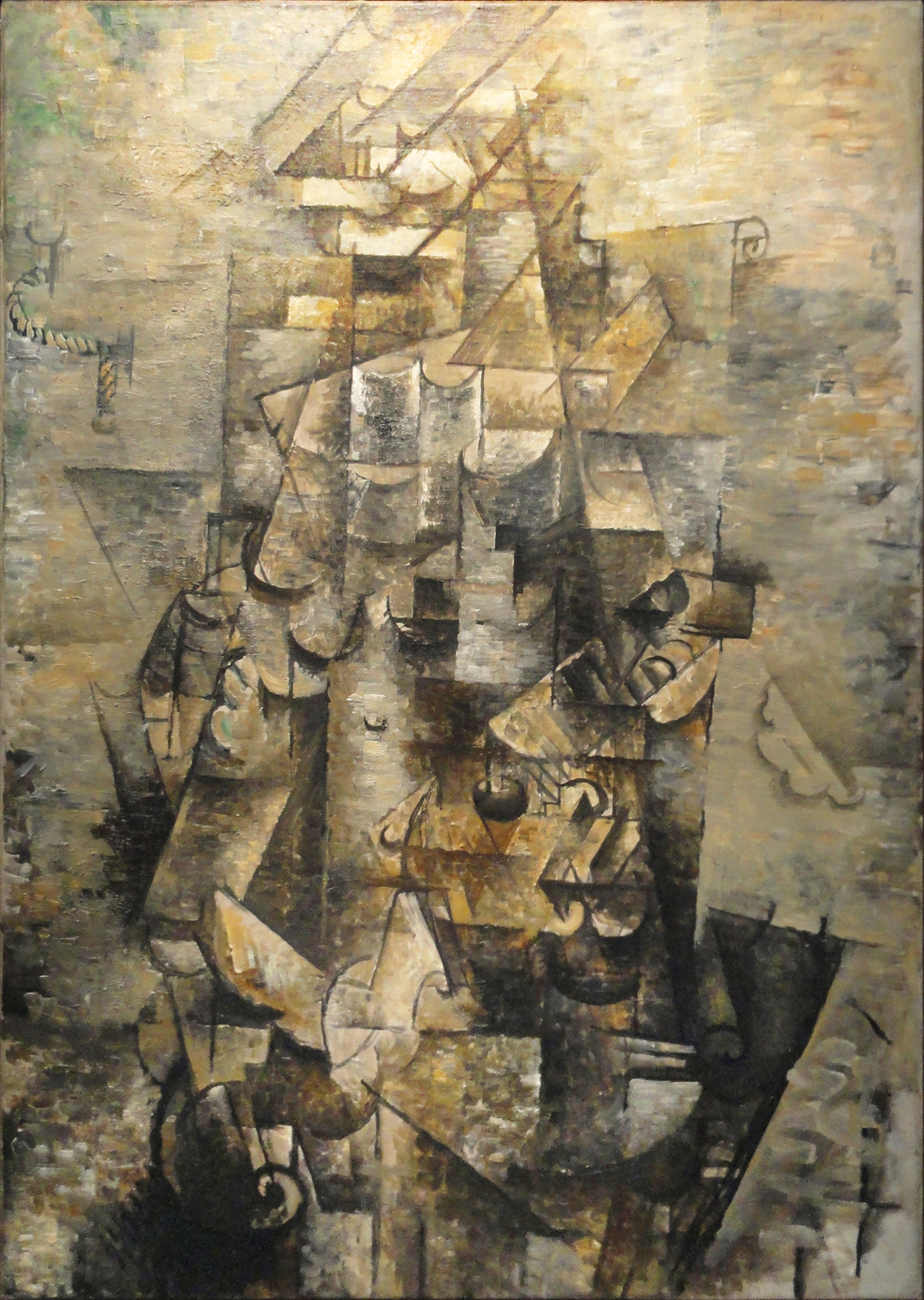 Braque-Man with Guitar Braque-Man with Guitar