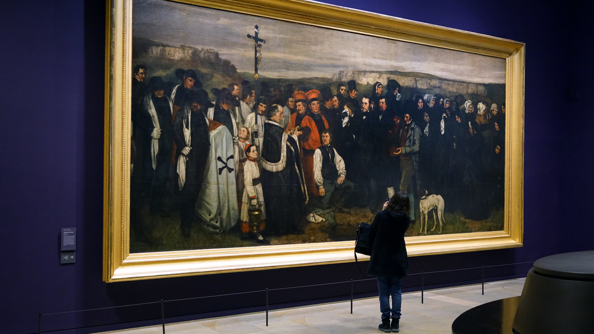 Courbet-Burial at Ornans -