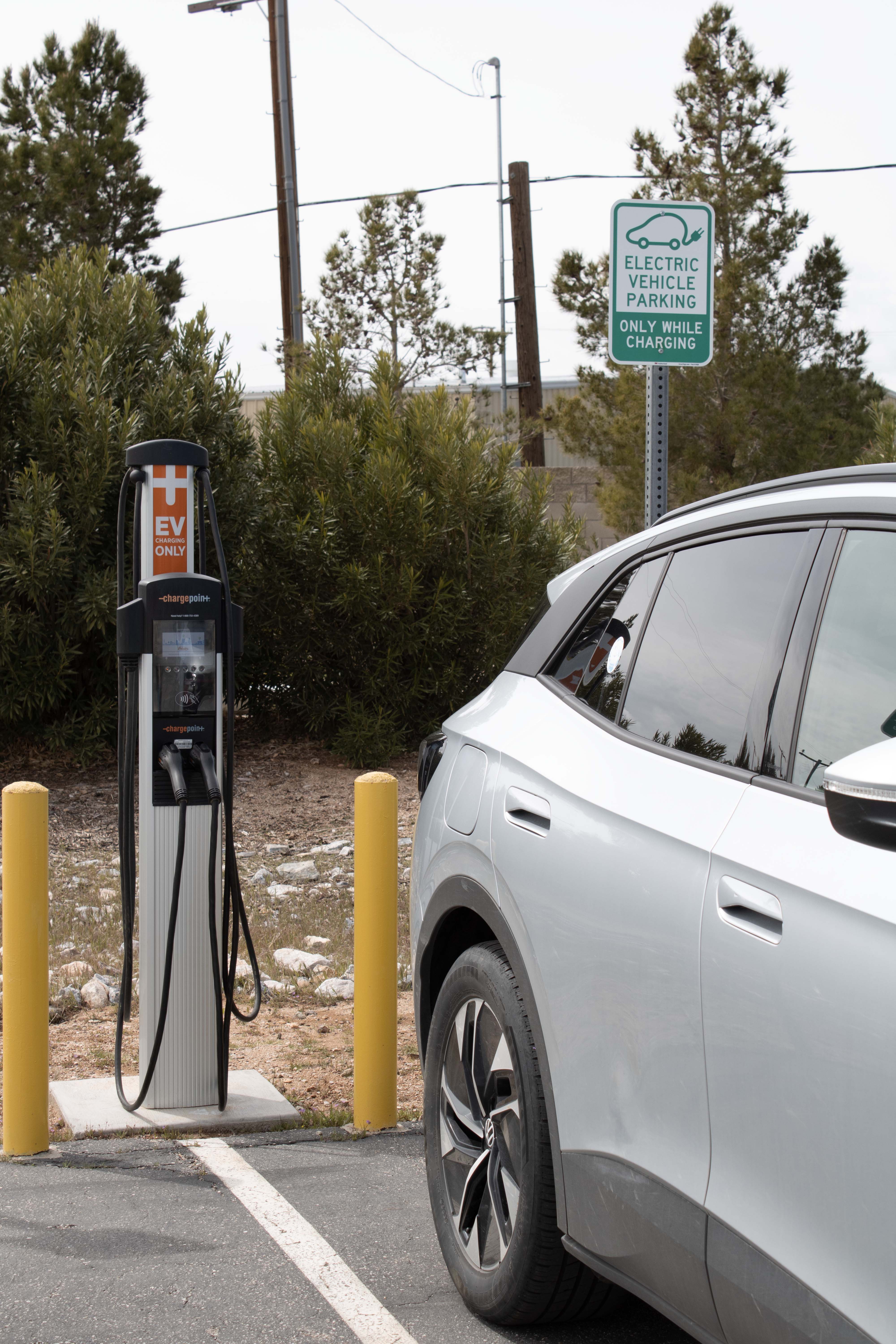 EV charging station in Mojave