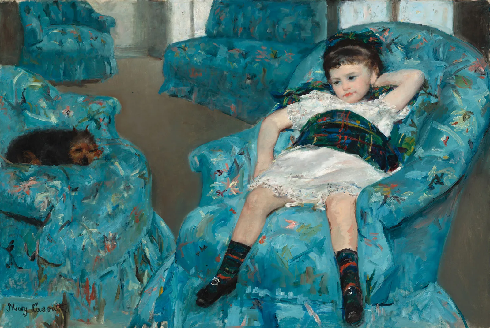 mary cassat little girl blue armchair mary cassat little girl blue armchair