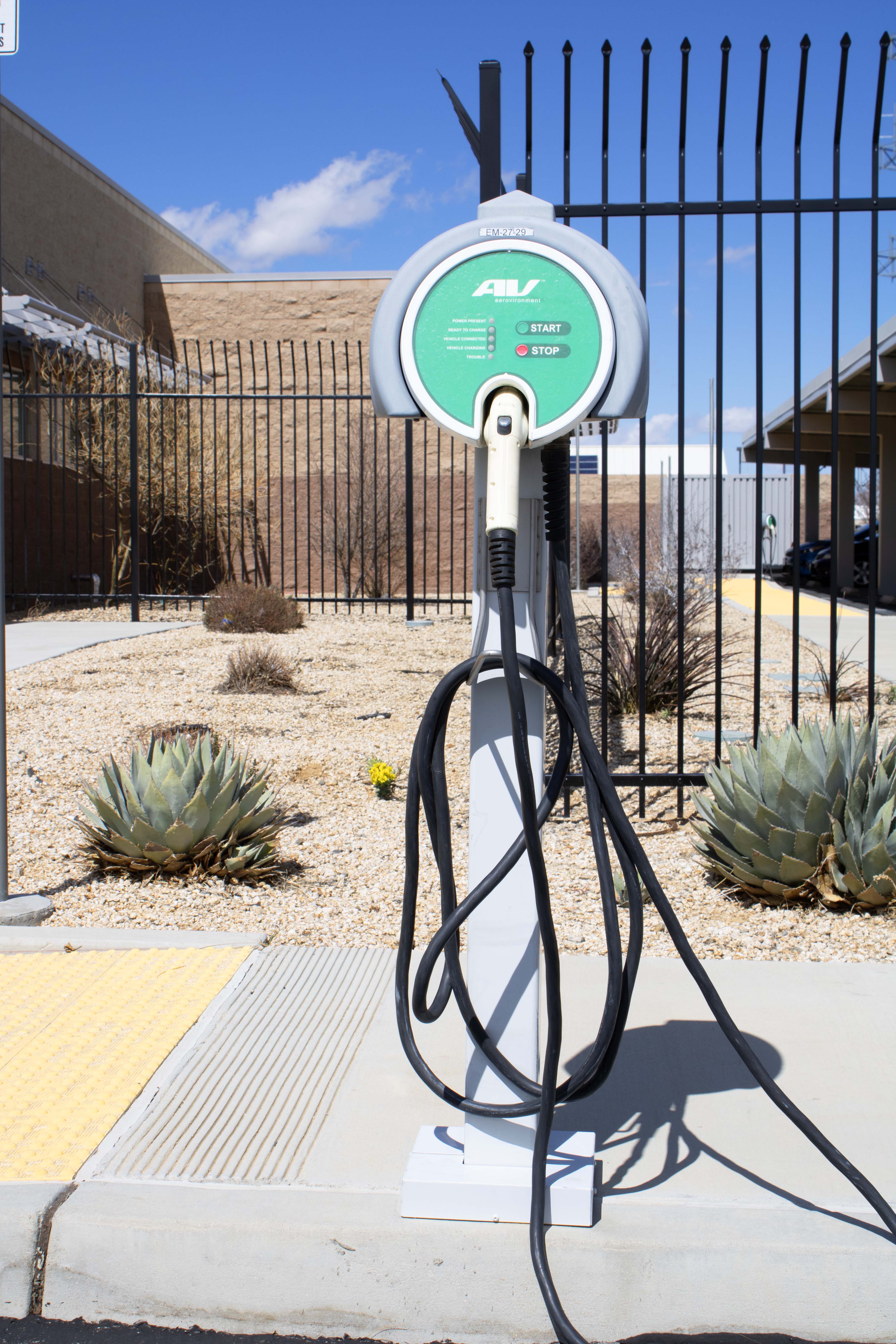 Mojave EV Charger at CHP office