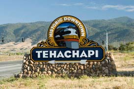 Tehachapi sign