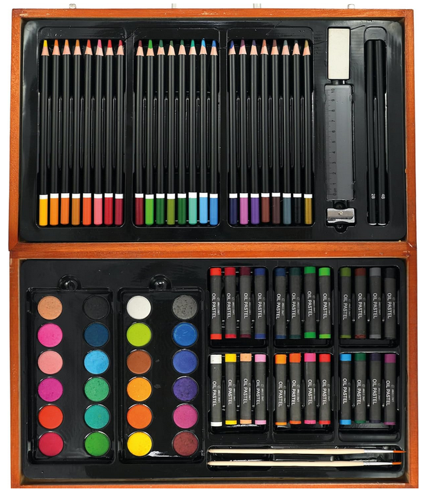 art kit-wooden box