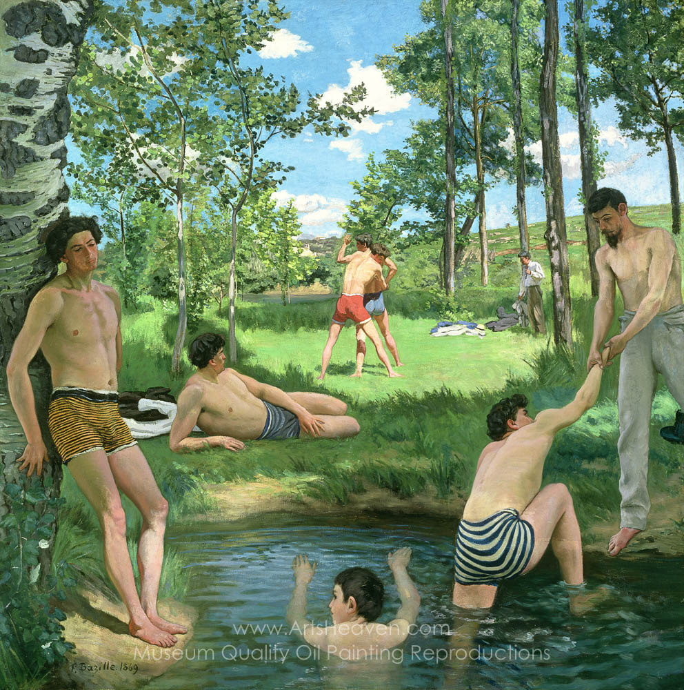 Summer Scene-bathers Summer Scene-bathers
