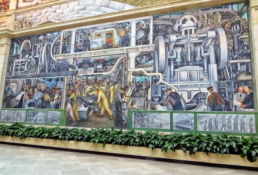 Diego Rivera south wall - Detroit Institute of Arts