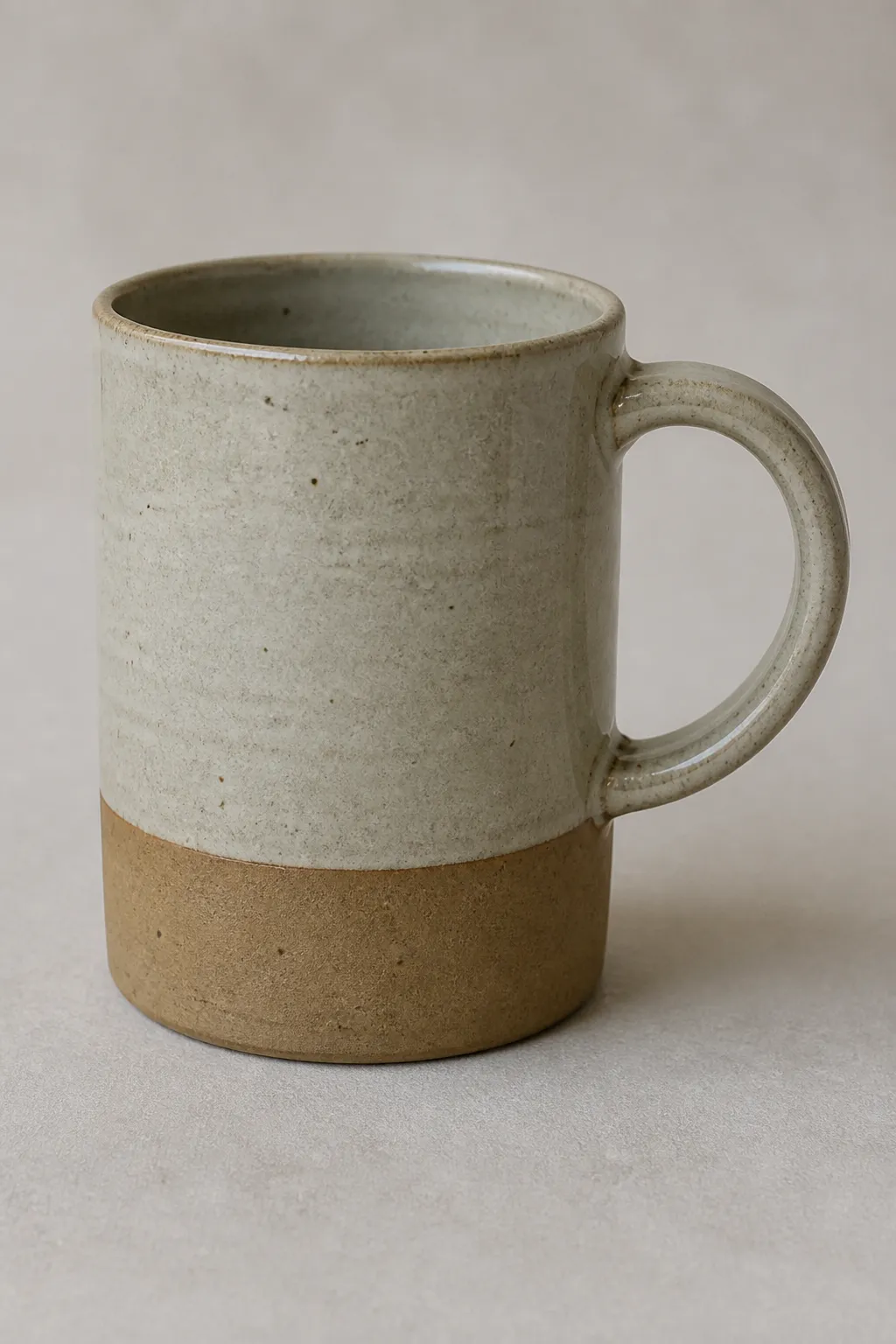 slab-built ceramic mug